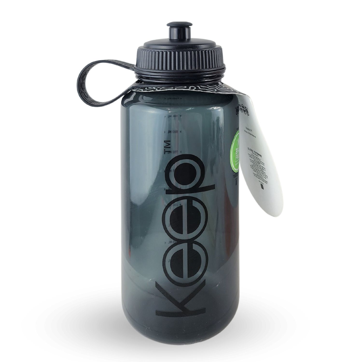 BOTELLA KEEP 1 LITRO SPORT GYM EJERCICIO NEGRO - 1