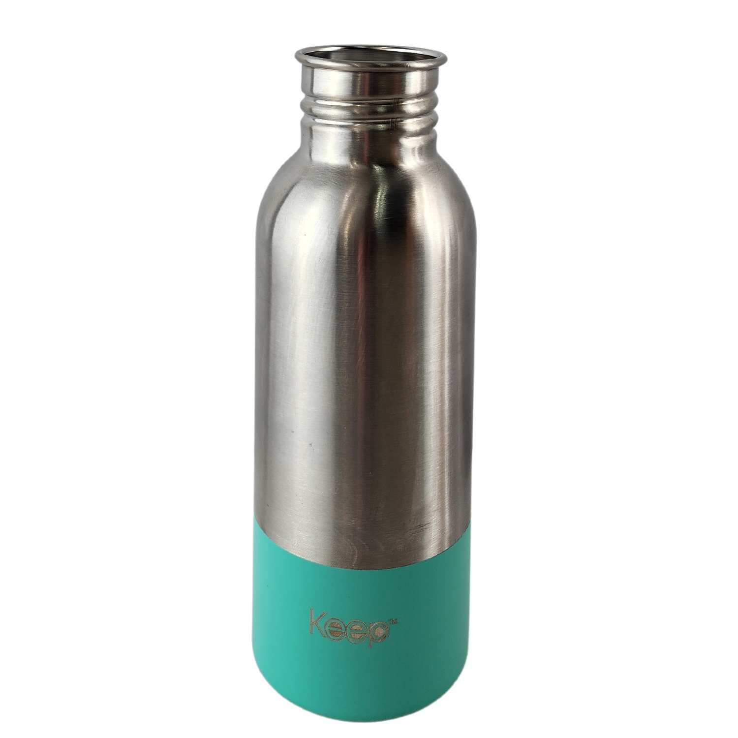 BOTELLA METALICA KEEP 600ML KEEP BEBIDAS DEPORTE TURQUESA - 5