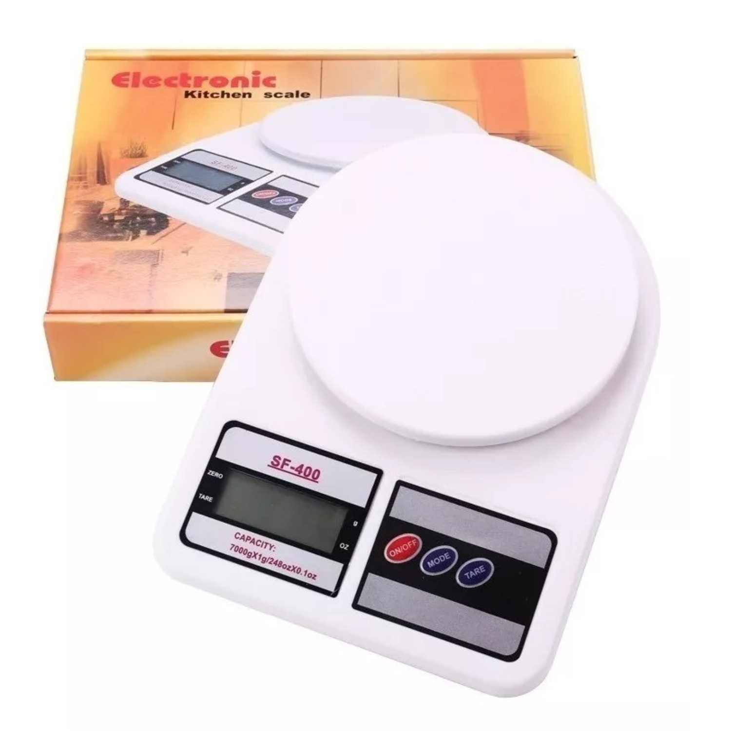 BALANZA PESA DIGITAL COCINA COMERCIO HASTA 10KG PANTALLA LCD - 5