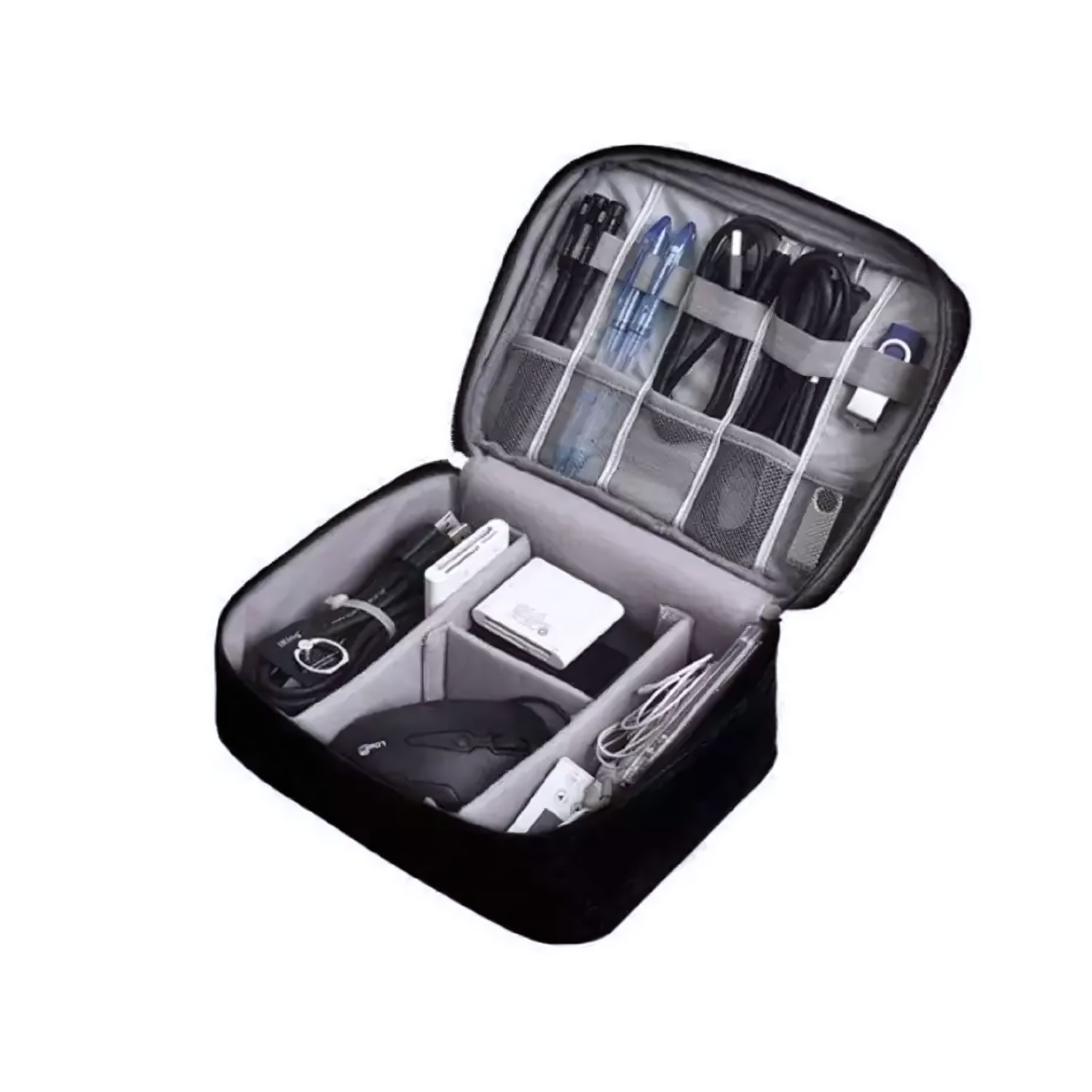 ESTUCHE ORGANIZADOR CABLES ORDENADOR BOLSO ORGANIZADOR VIAJE - 2