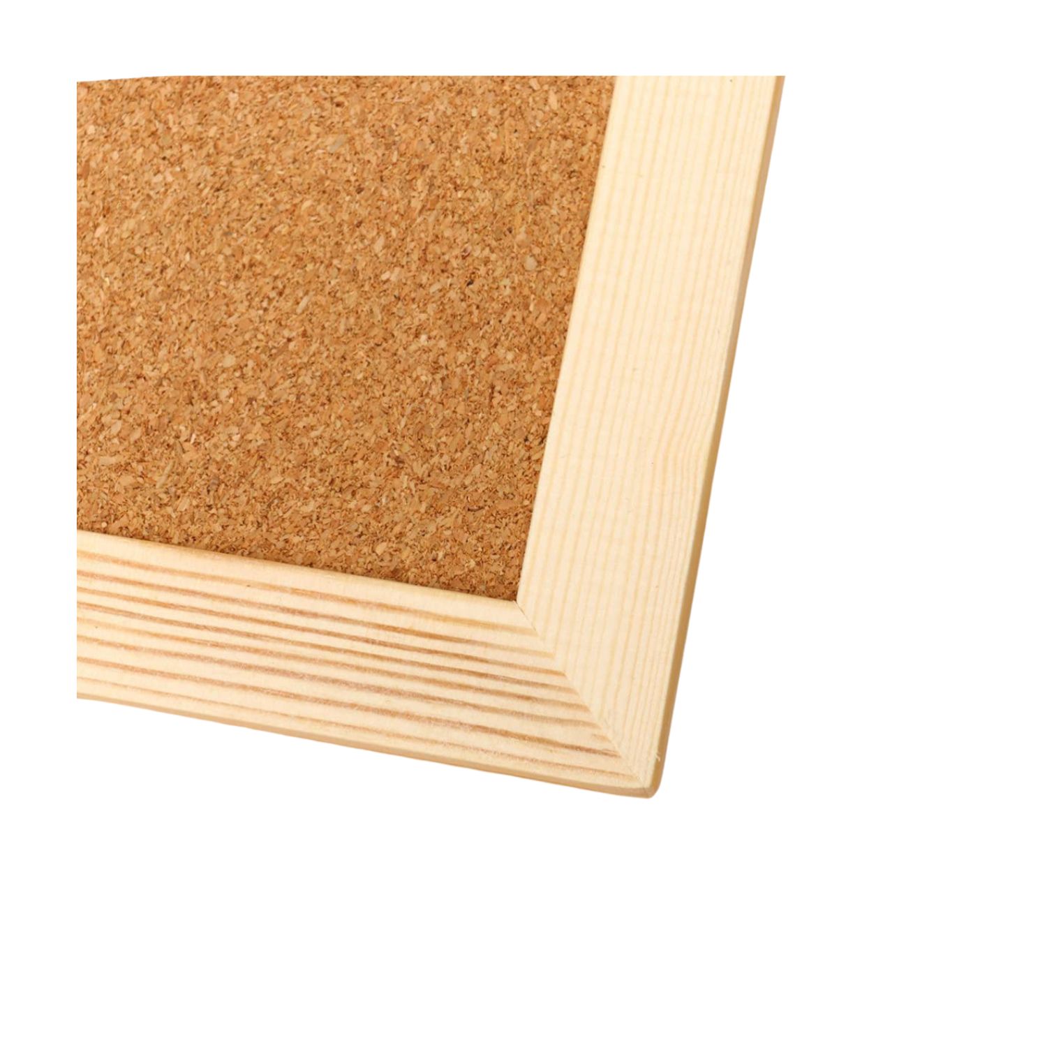PIZARRA CORCHO 60X90 BORDE MADERA RESISTENTE + FIJADORES - 4