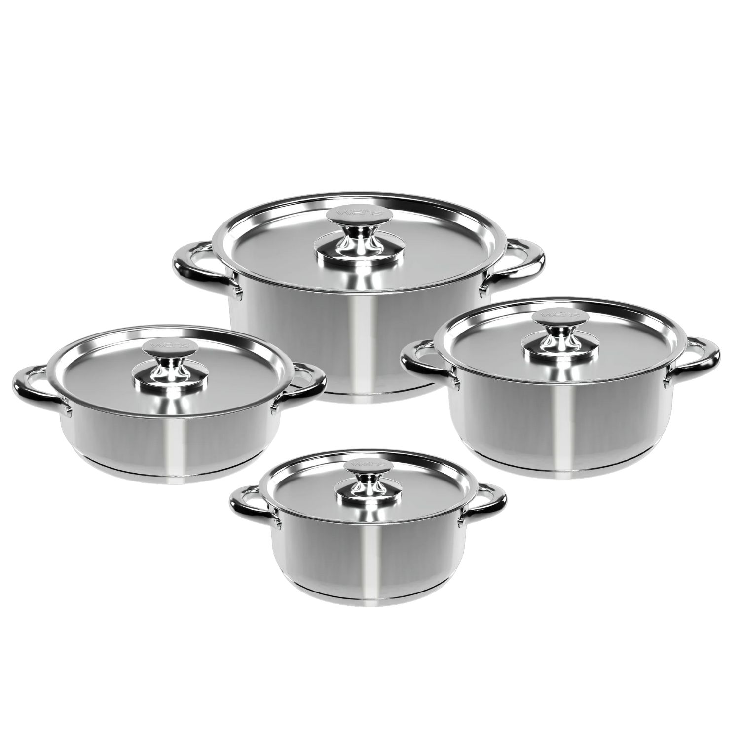 BATERIA COCINA WENS 8 PIEZAS ACERO INOXIDABLE COCINA 470-8SS - 1
