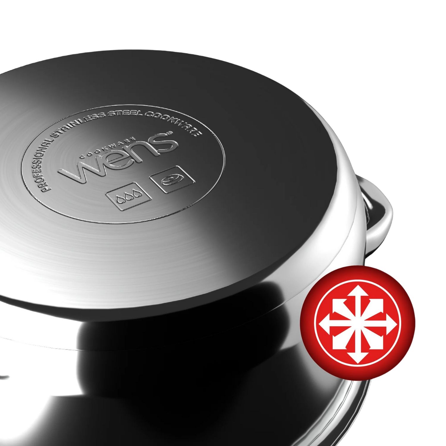 BATERIA COCINA WENS 6 PIEZAS ACERO INOXIDABLE COCINA 430-6SS - 7