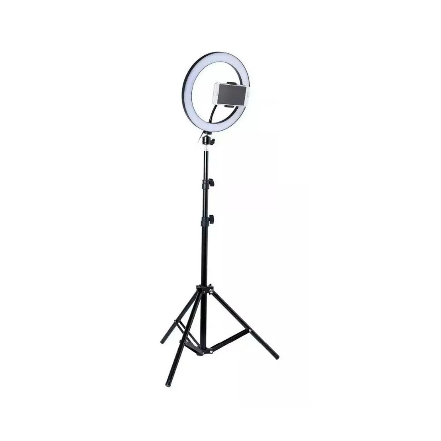 ARO DE LUZ DISPARO 30CM 26 CM FOTOGRAFIA ILUMINACION CON TRIPODE 180 CM - 4