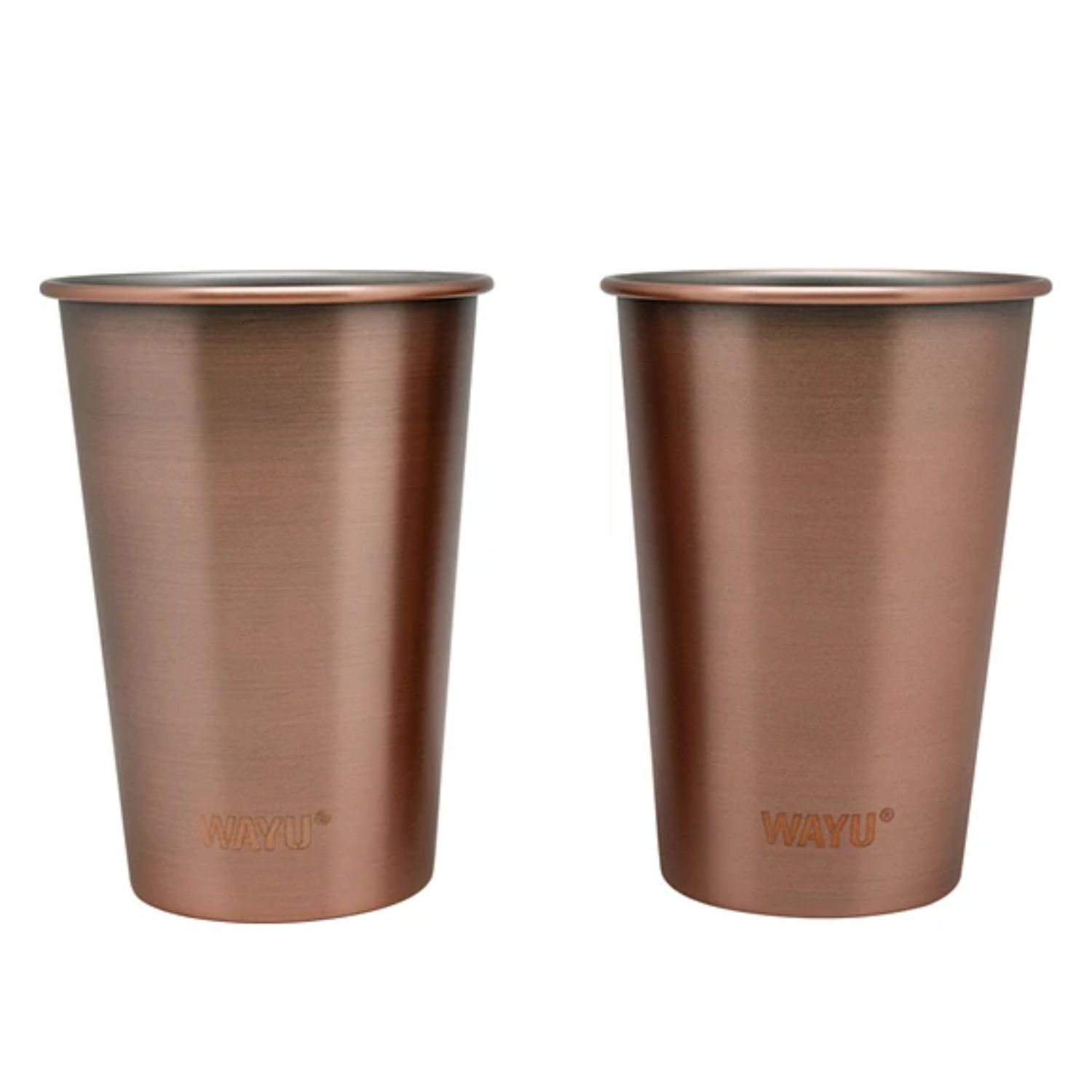 SET 2 VASOS 500ML COPPER LINE WAYU COCTELERIA TRAGOS COCINA - 1