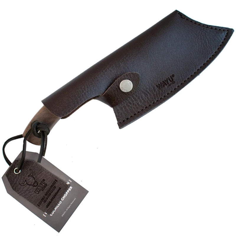 CUCHILLO CHOPPER WAYU CON FUNDA RUSTIC COLECCTION COCINA - 3