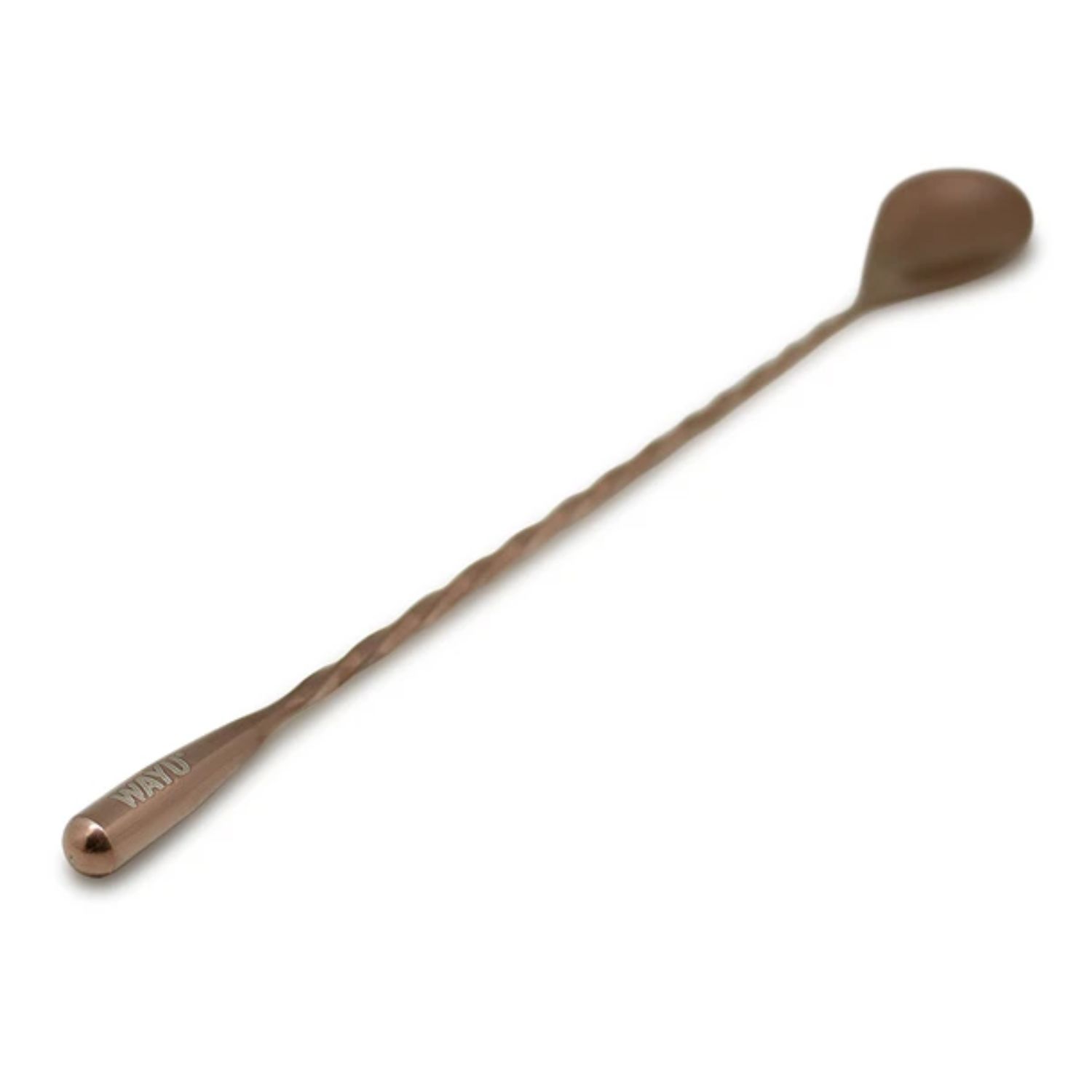 SET MEDIDOR Y CUCHARA COPPER LINE WAYU COCTELERIA COCINA - 2
