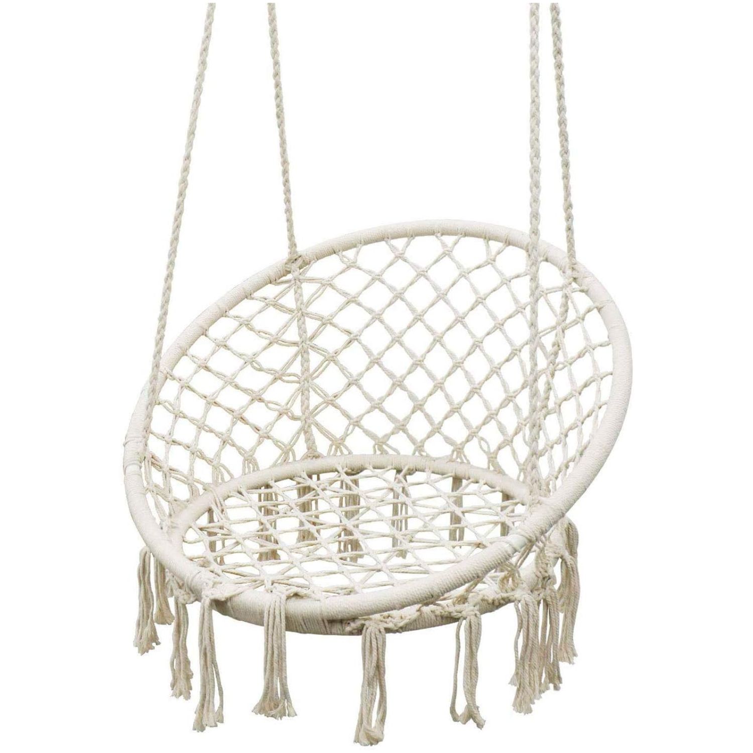 SILLA HAMACA TEJIDO COLGANTE PARA CASAS HOGAR HAMACA - 1