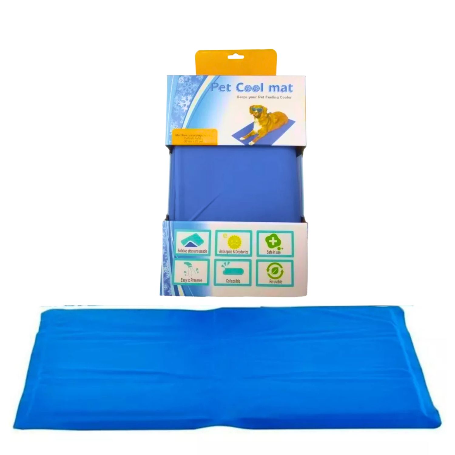 MANTA REFRESCANTE TALLA M PET COOL MAT MASCOTAS GATOS PERRO - 1