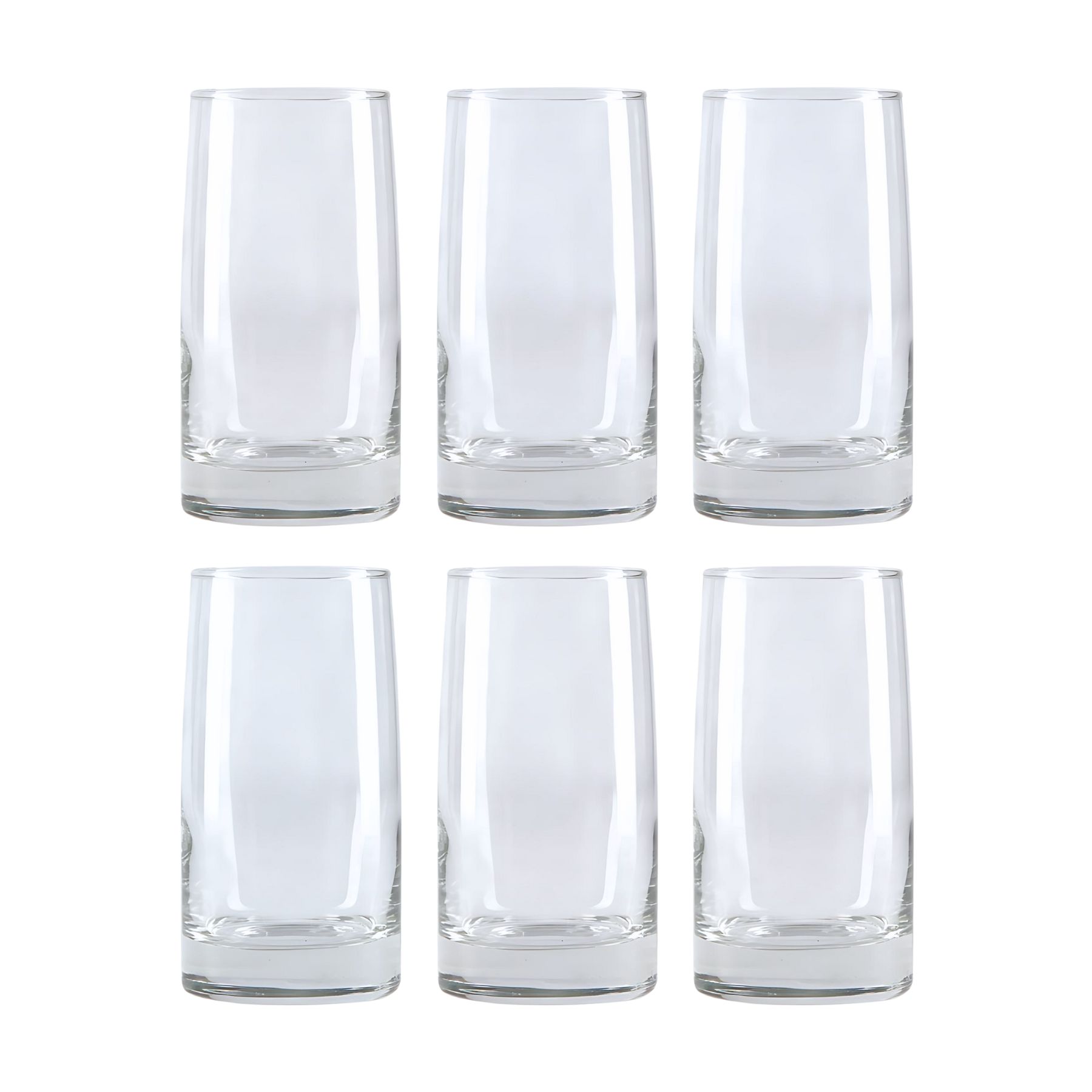 DISPLAY 6 VASOS ALTOS 388CC TOLEDO VIDRIO CRISTAR MOJITOS BEBIDA - 3