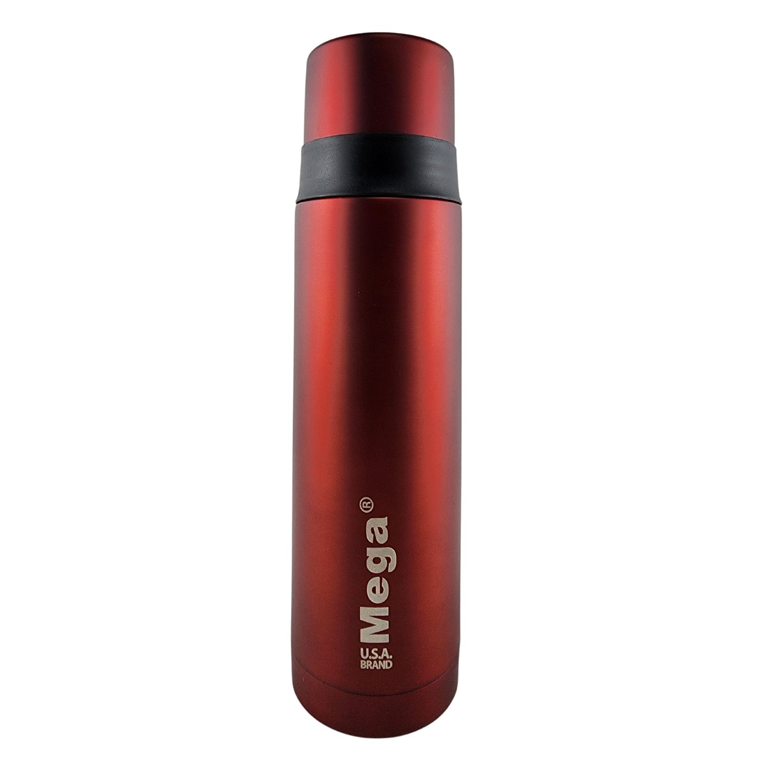 TERMO MEGA SLIM IV 1L ACERO INOXIDABLE TE EN COLOR CAFE OUTDOOR EN COLOR ROJO - 1