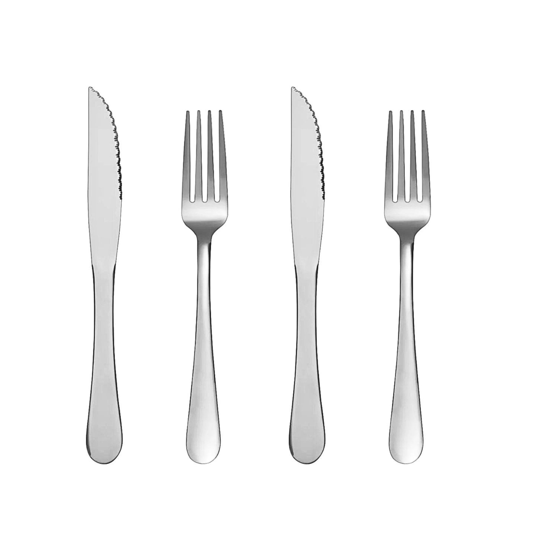 SET CUBIERTOS 24 PZS WIGAN KRONS ACERO INOX SET CUCHILLERIA - 4