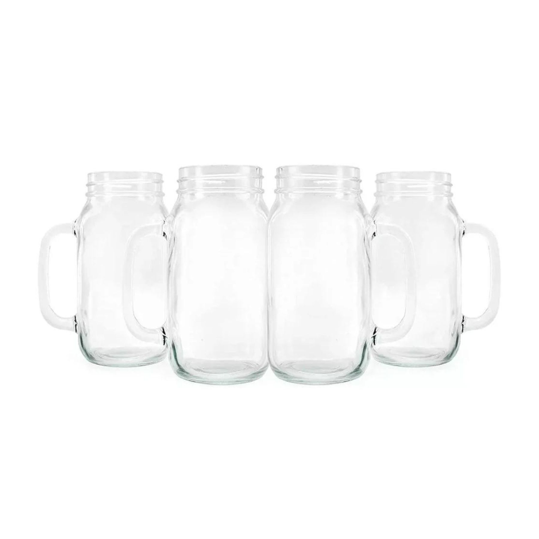 SET 4 VASOS MOJITO MASON GLASSO - 2