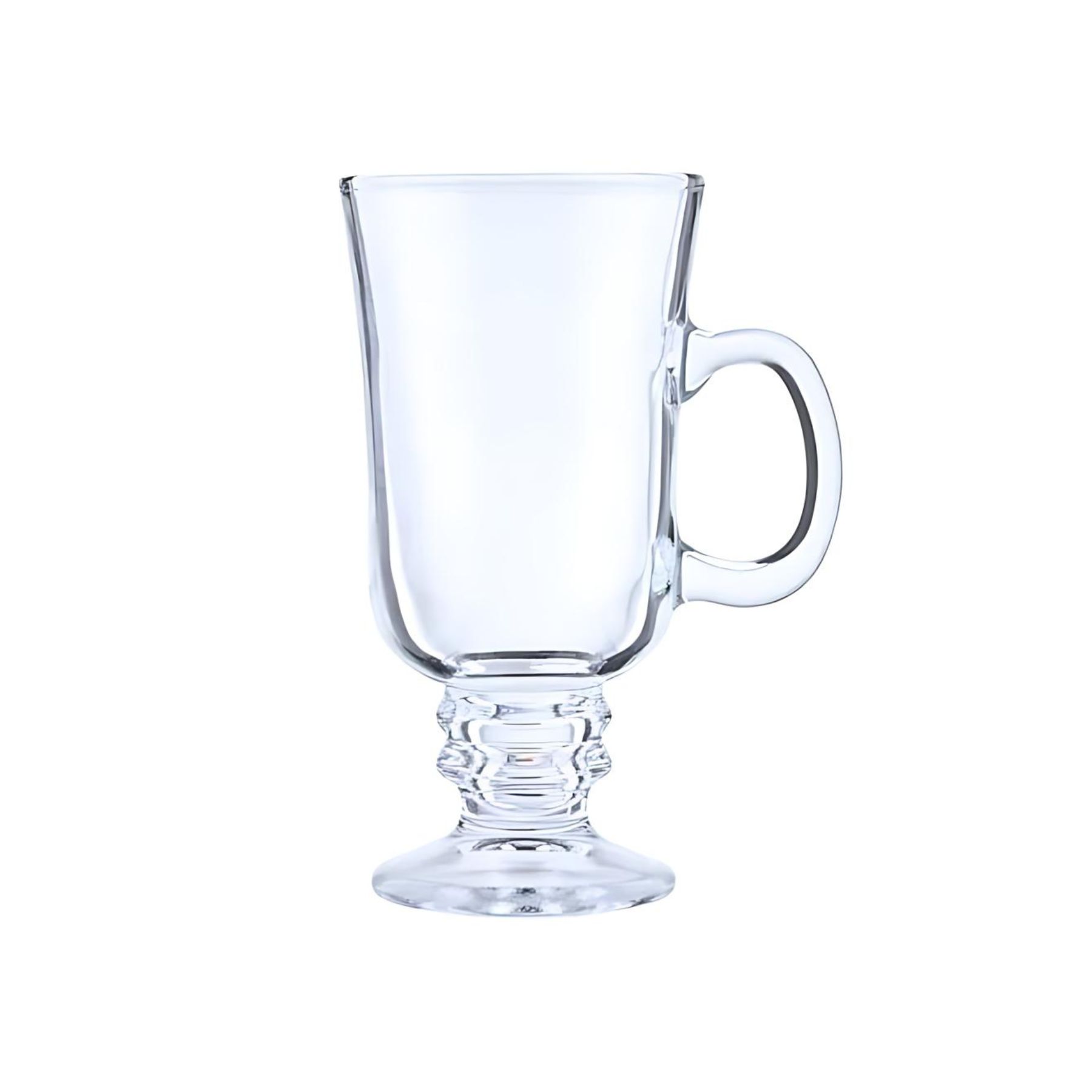 SET 2 VASOS GRANDE CAFE CAPPUCCINO VIDRIO CRISTAL 230CC ALLEGRA - 2
