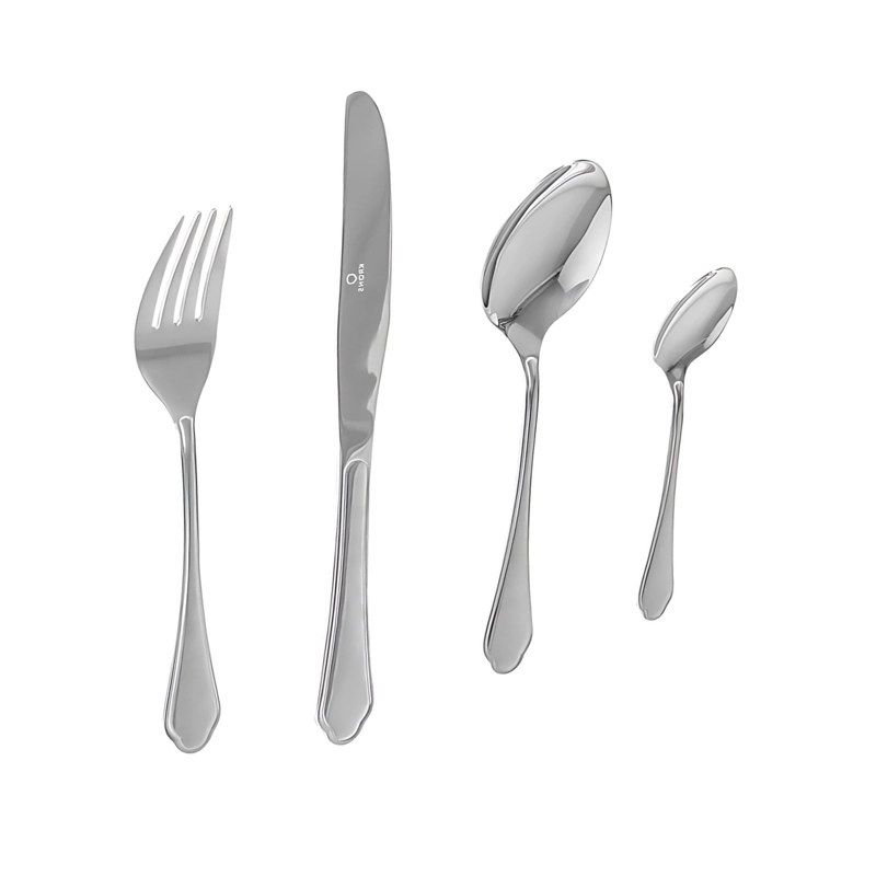 SET CUBIERTOS 24 PIEZAS CAMBRIDGE KRONS ACERO INOXIDABLE CUCHILLERIA - 4