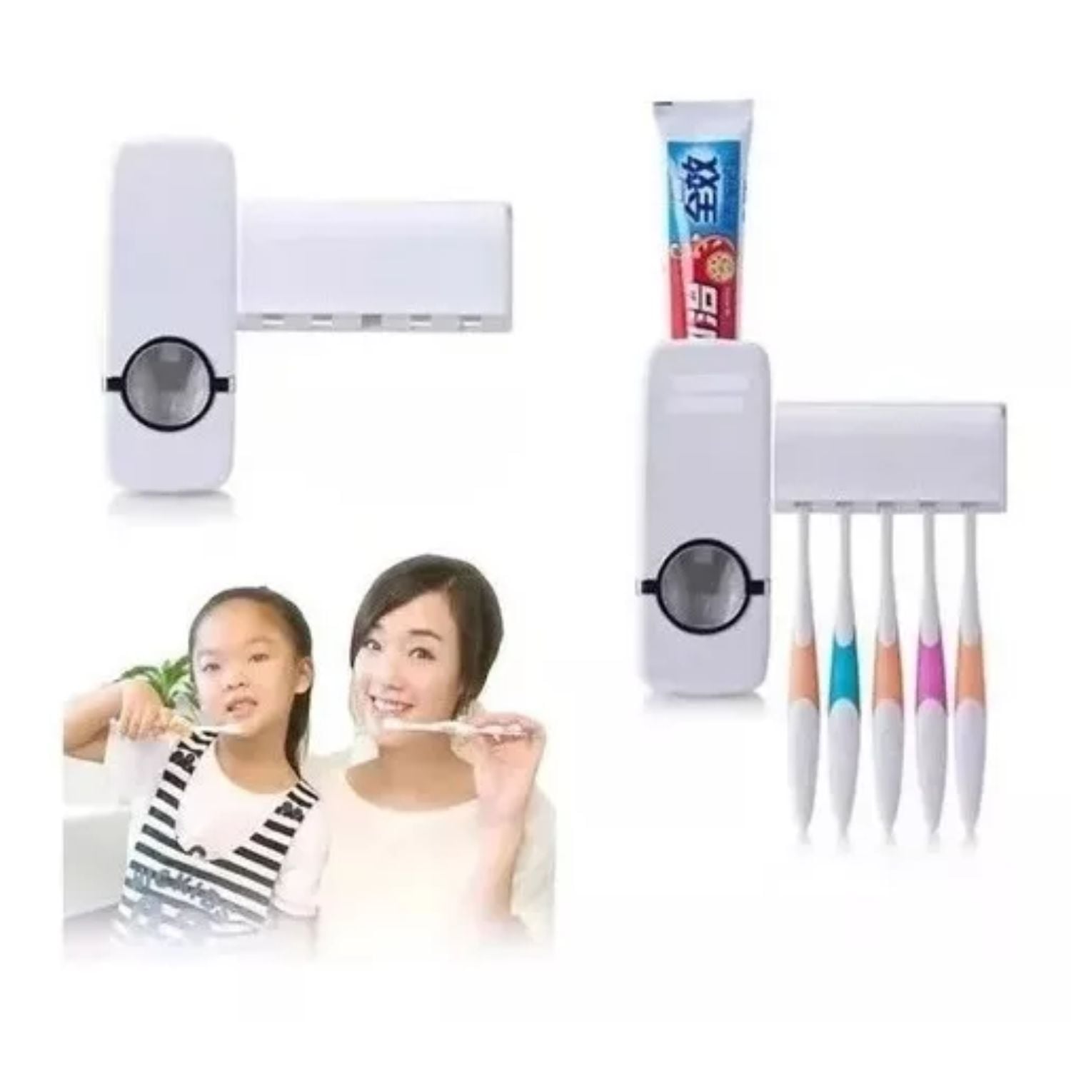 DISPENSADOR ORGANIZADOR AUTOMÁTICO PARA PASTA DIENTES - 3