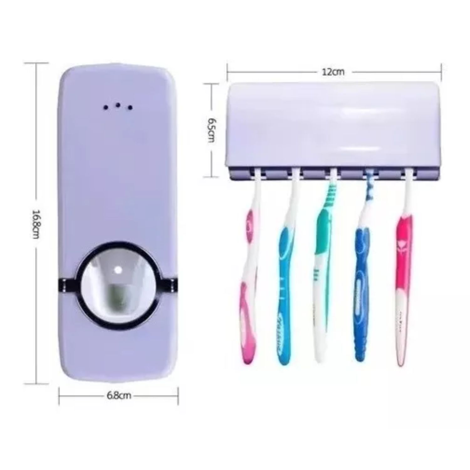 DISPENSADOR ORGANIZADOR AUTOMÁTICO PARA PASTA DIENTES - 4
