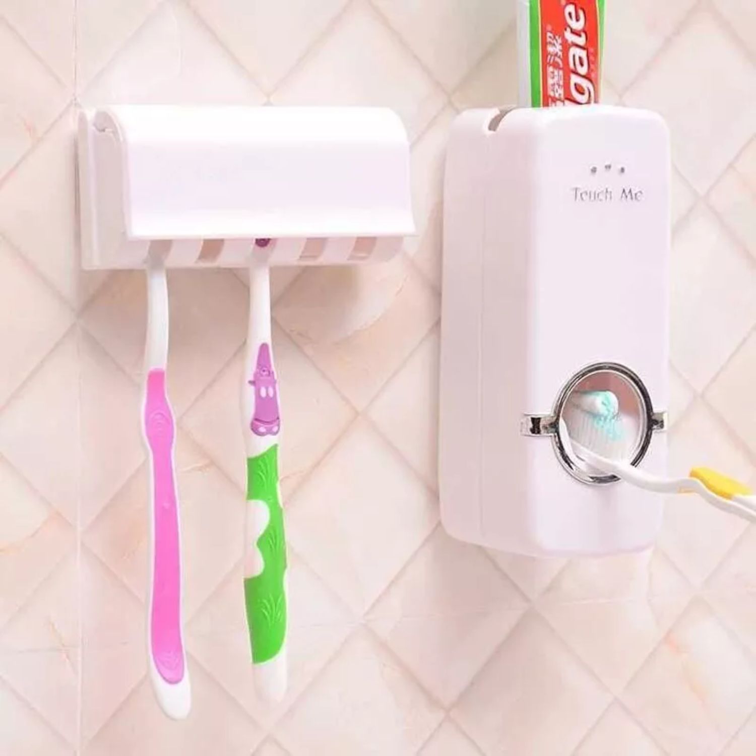 DISPENSADOR ORGANIZADOR AUTOMÁTICO PARA PASTA DIENTES - 6