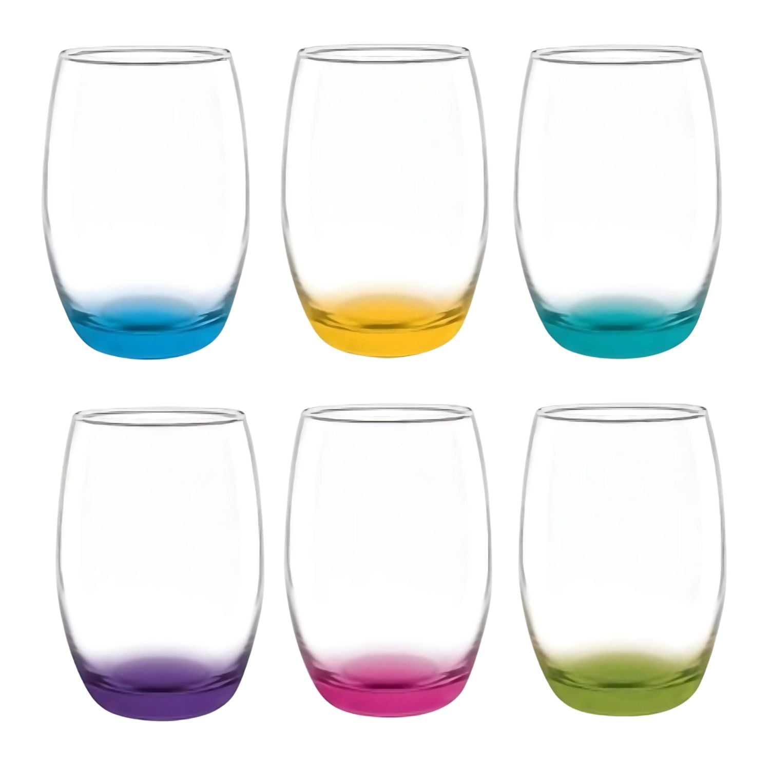 SET DE 6 VASOS ALTOS MIKONOS FONDO 460ML - 1