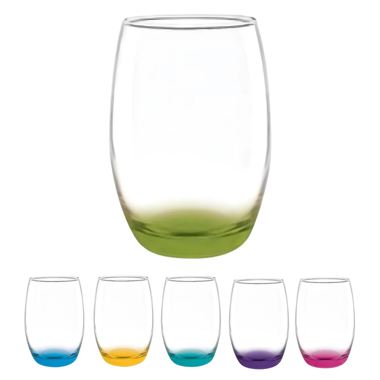SET DE 6 VASOS ALTOS MIKONOS FONDO 460ML - 4