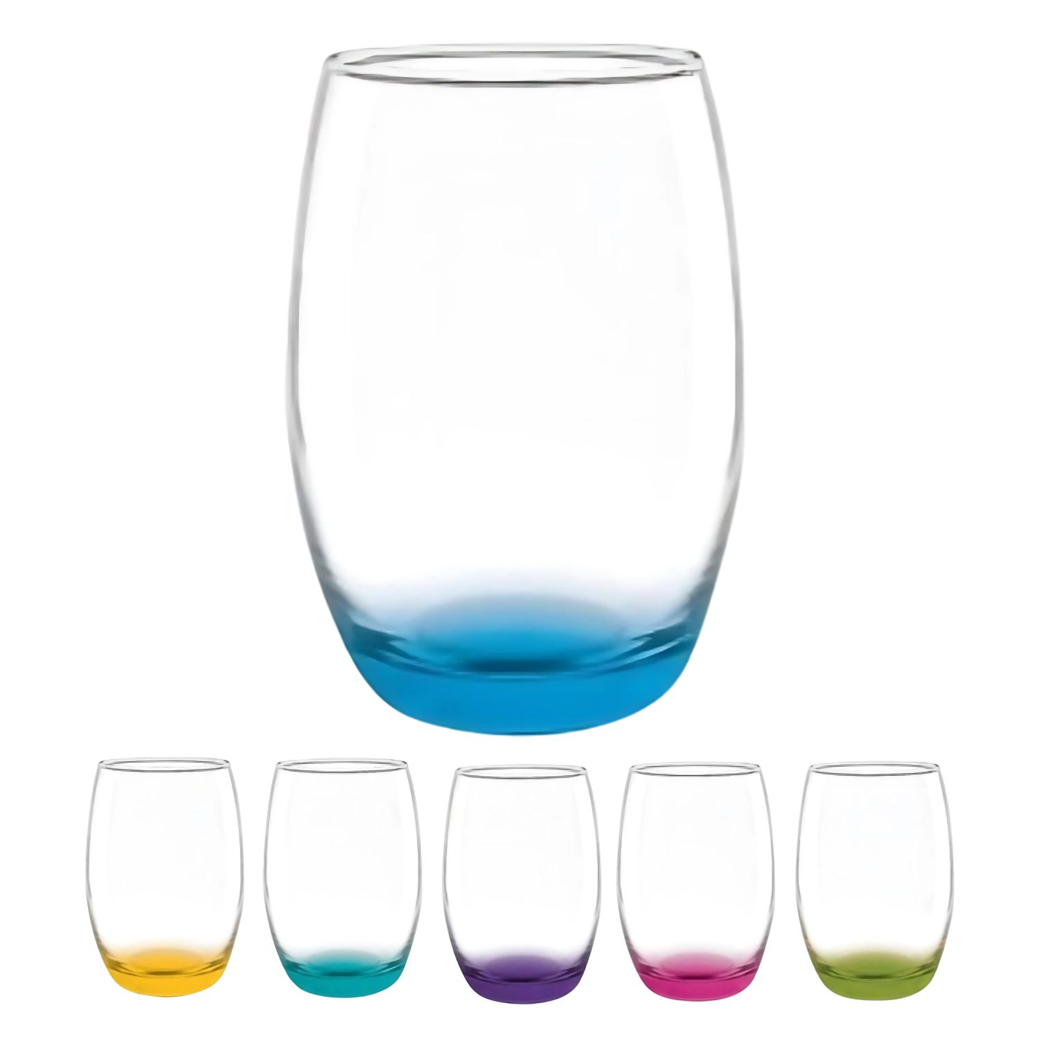 SET DE 6 VASOS ALTOS MIKONOS FONDO 460ML - 5