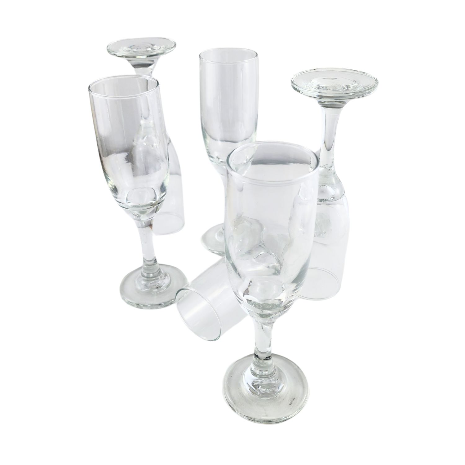 Set 6 Copas Champagne Modelo Versalles de 176mL - 4