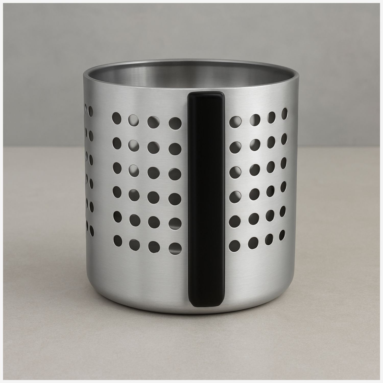 PORTA CUBIERTOS ORGANIZADOR CUINER ACERO INOXIDABLE 13CM - 1