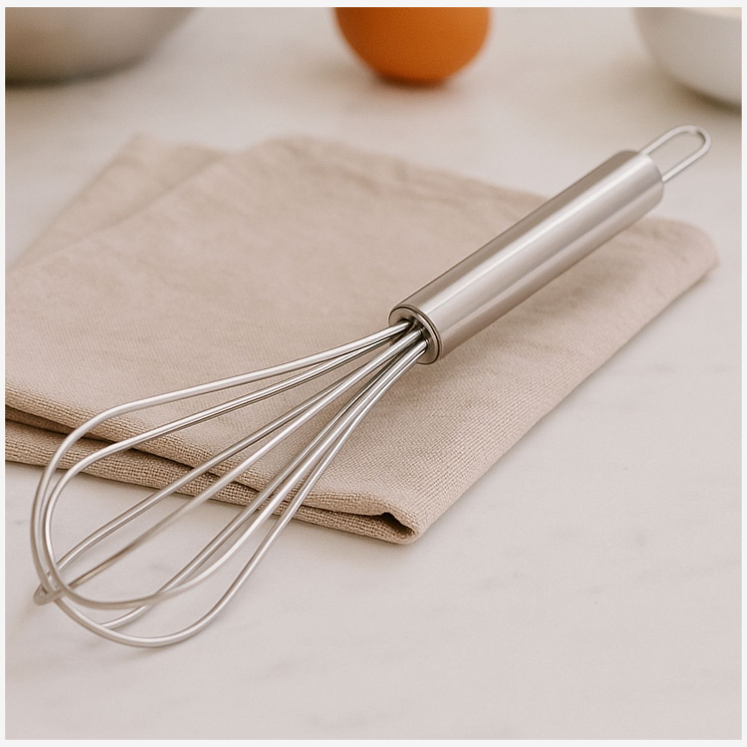 BATIDOR MANUAL CUINER DE COCINA ACERO INOXIDABLE 35CM - 1