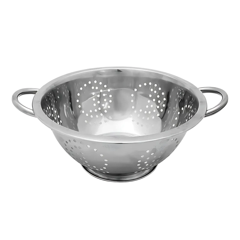 COLADOR ESCURRIDOR DE COMIDA CUINER ACERO INOXIDABLE 24CM - 2