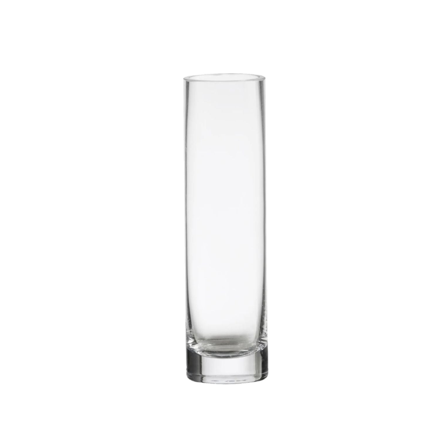 FLORERO TUBO UNIFLOR 20CM VIDRIO TRANSPARENTE ALLEGRA - 1