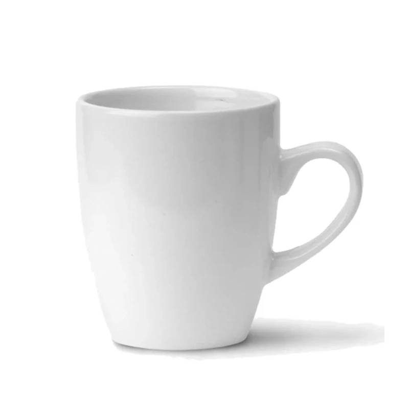 SET 12 TAZAS MUG DE CERAMICA BLANCO BULLET 325ML HALLEN - 4