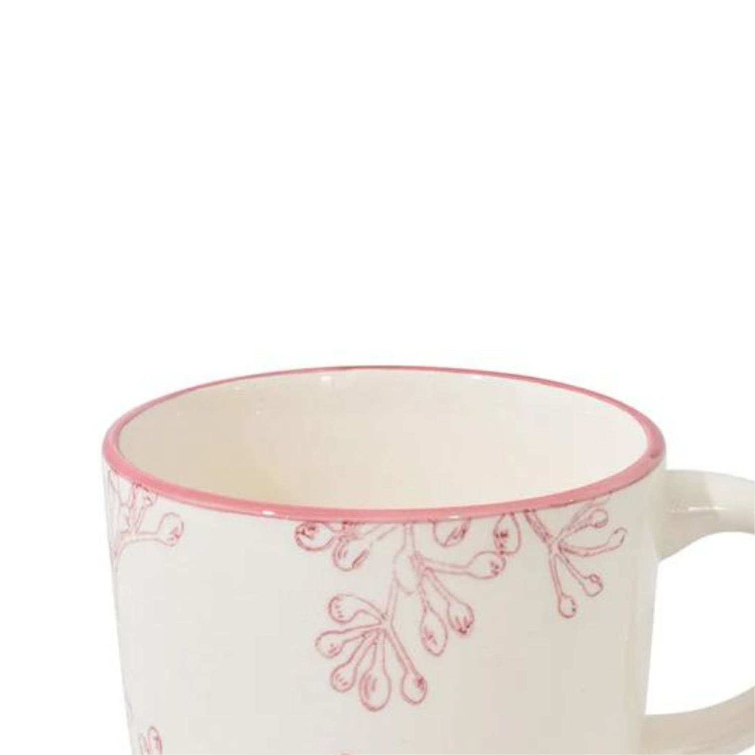 SET 6 TAZAS DE TE 350ML ROYAL BORDE ROSE MENAJE COCINA - 3