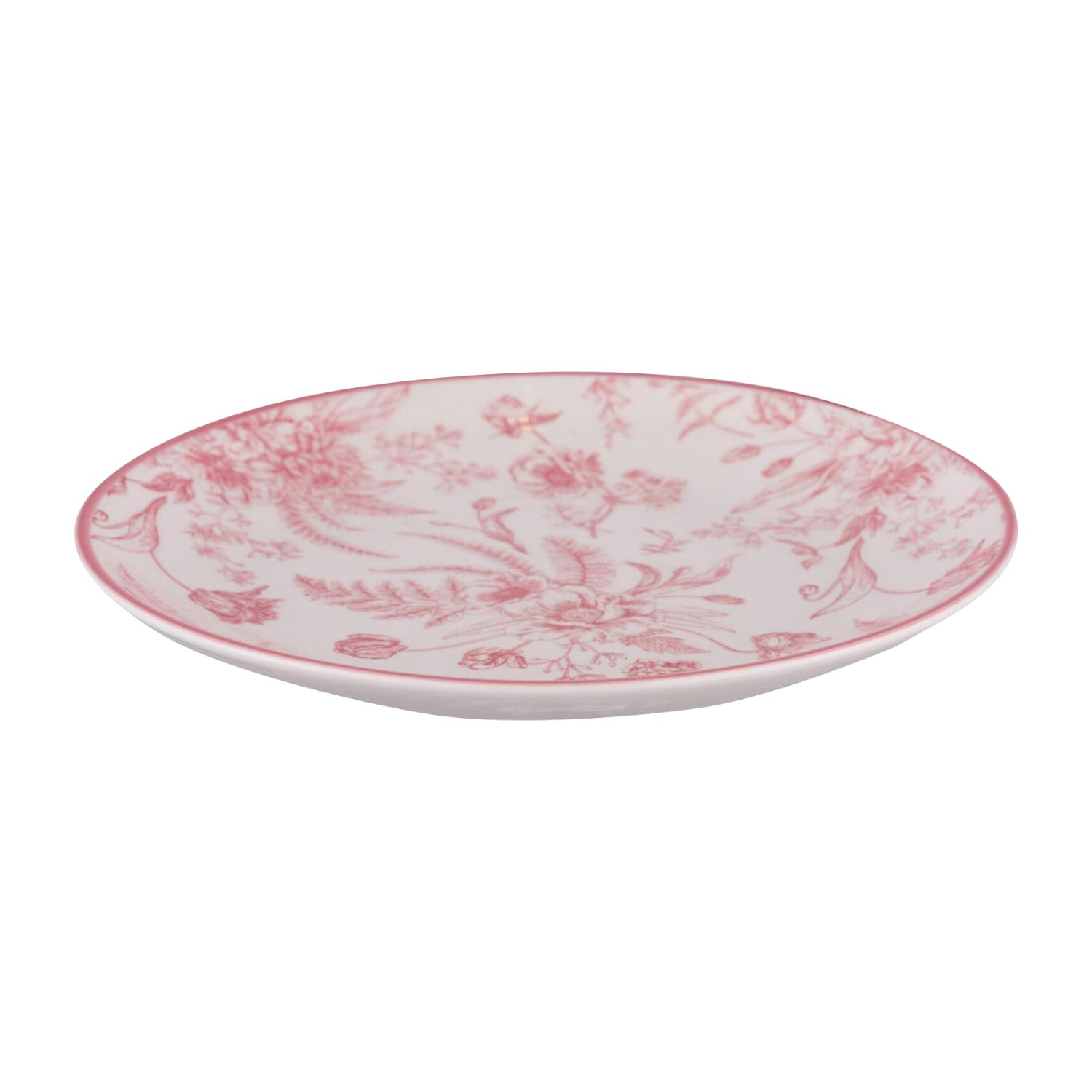 PLATILLO DISEÑO BORDE ROSE DE 16CM MENAJE COCINA HOGAR - 2