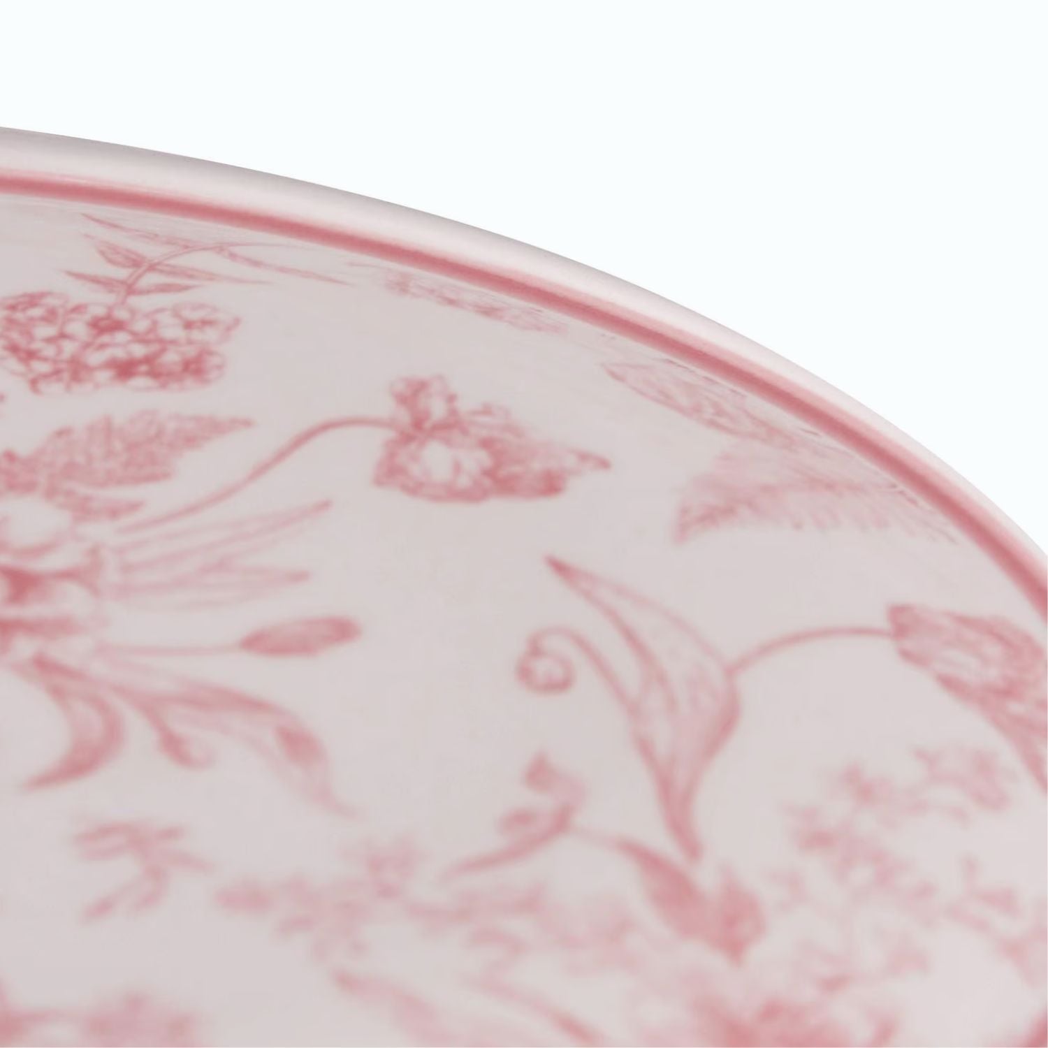 PLATILLO DISEÑO BORDE ROSE DE 16CM MENAJE COCINA HOGAR - 4