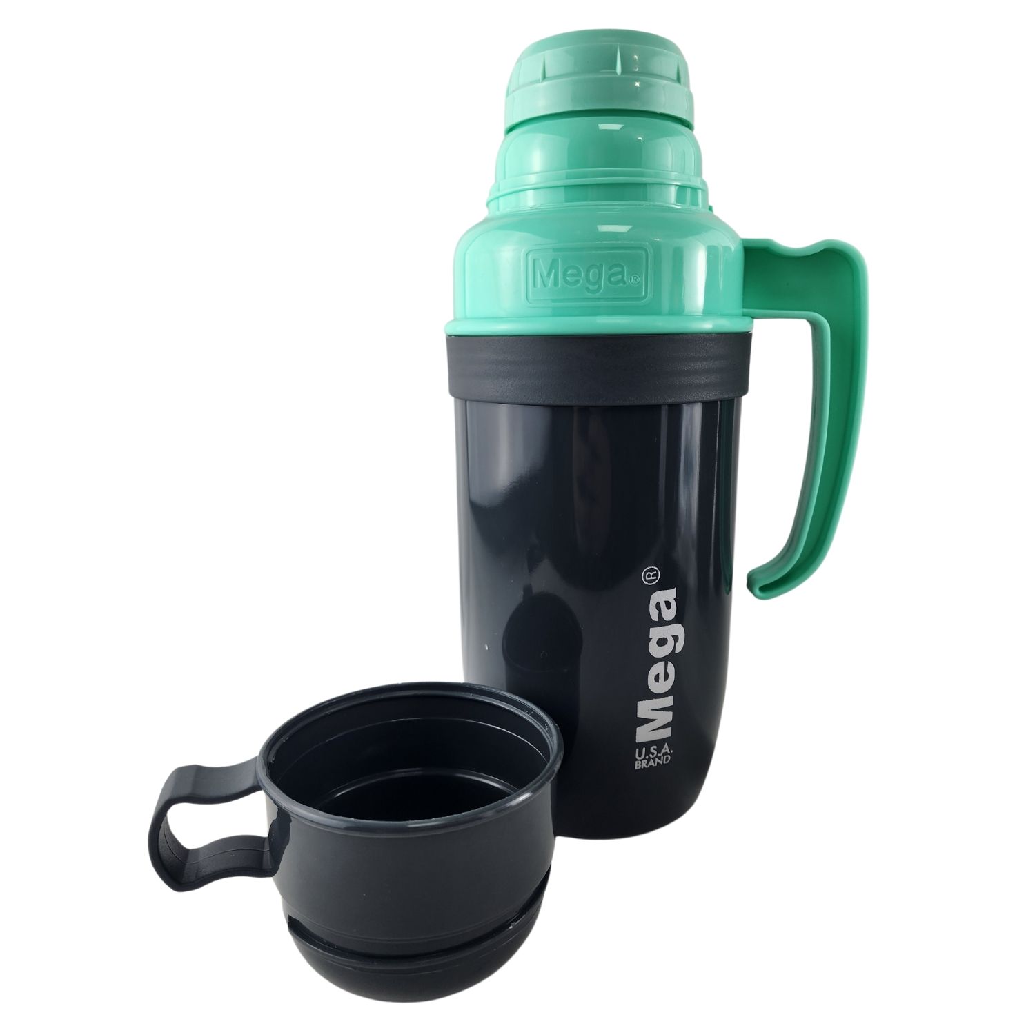 TERMO NEW MEGA 1L PARA LIQUIDOS CALIENTES FRIOS TURQUESA - 6