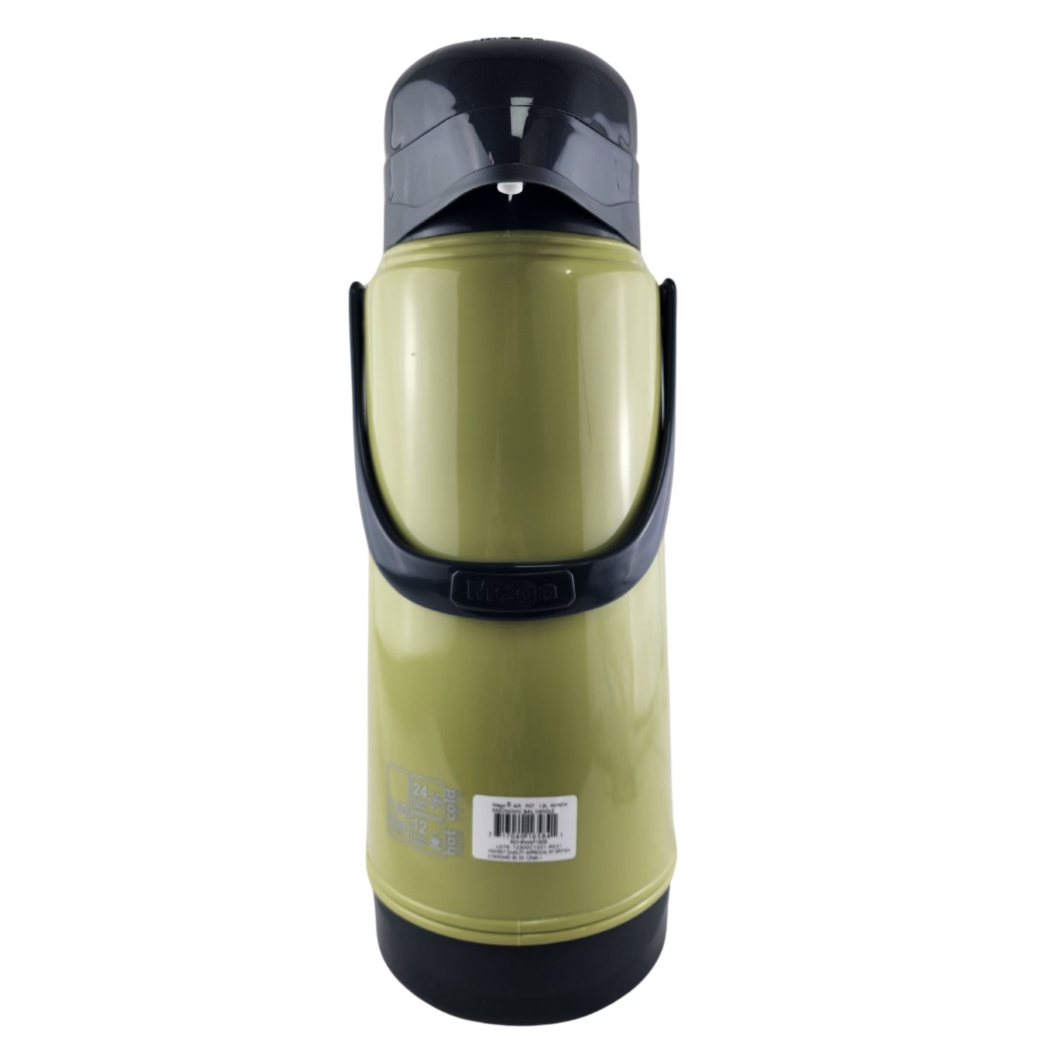 TERMO MEGA 1.8L AIR POT MANILLA SIFON BEBIDAS CALIENTES FRIAS VERDE - 1