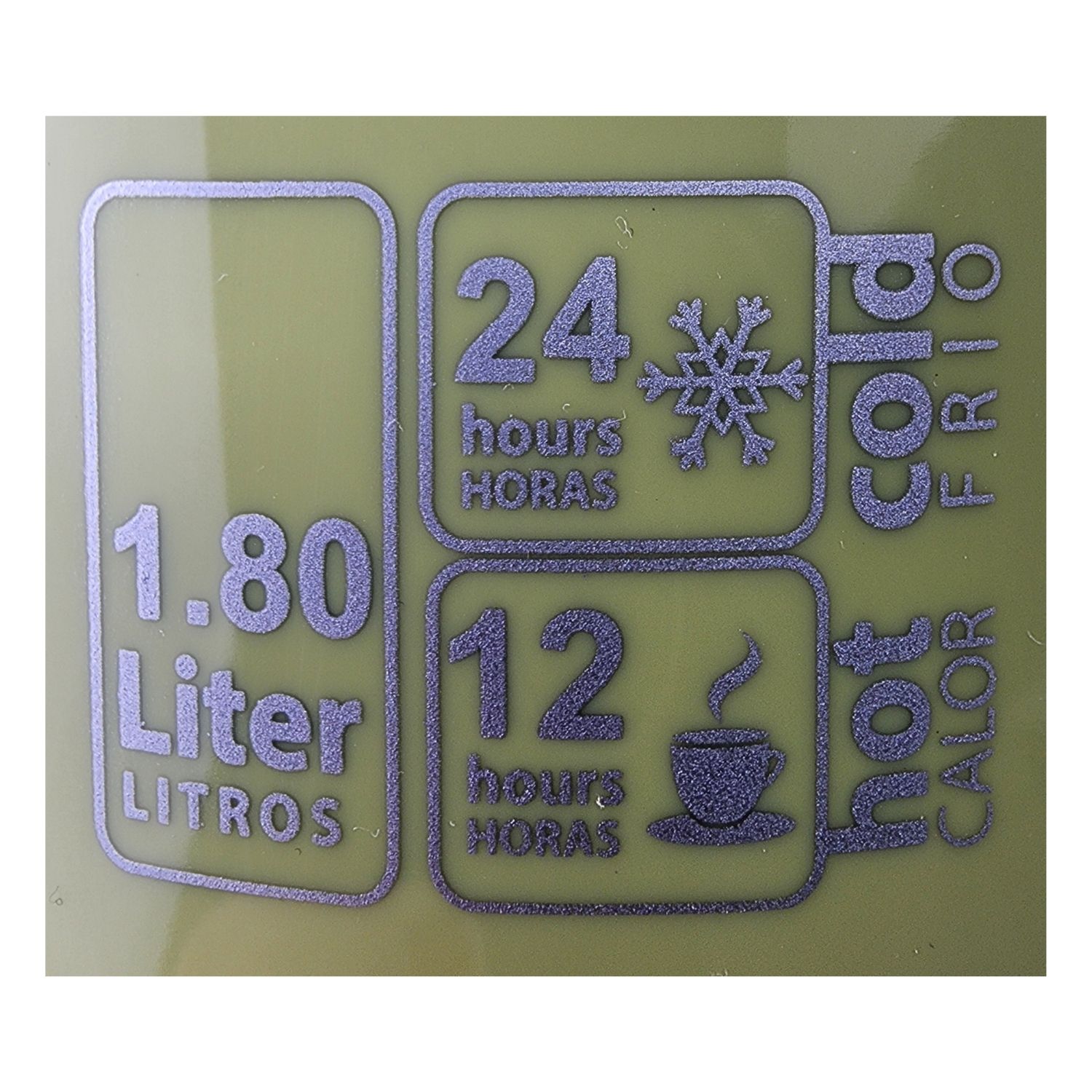 TERMO MEGA 1.8L AIR POT MANILLA SIFON BEBIDAS CALIENTES FRIAS VERDE - 7