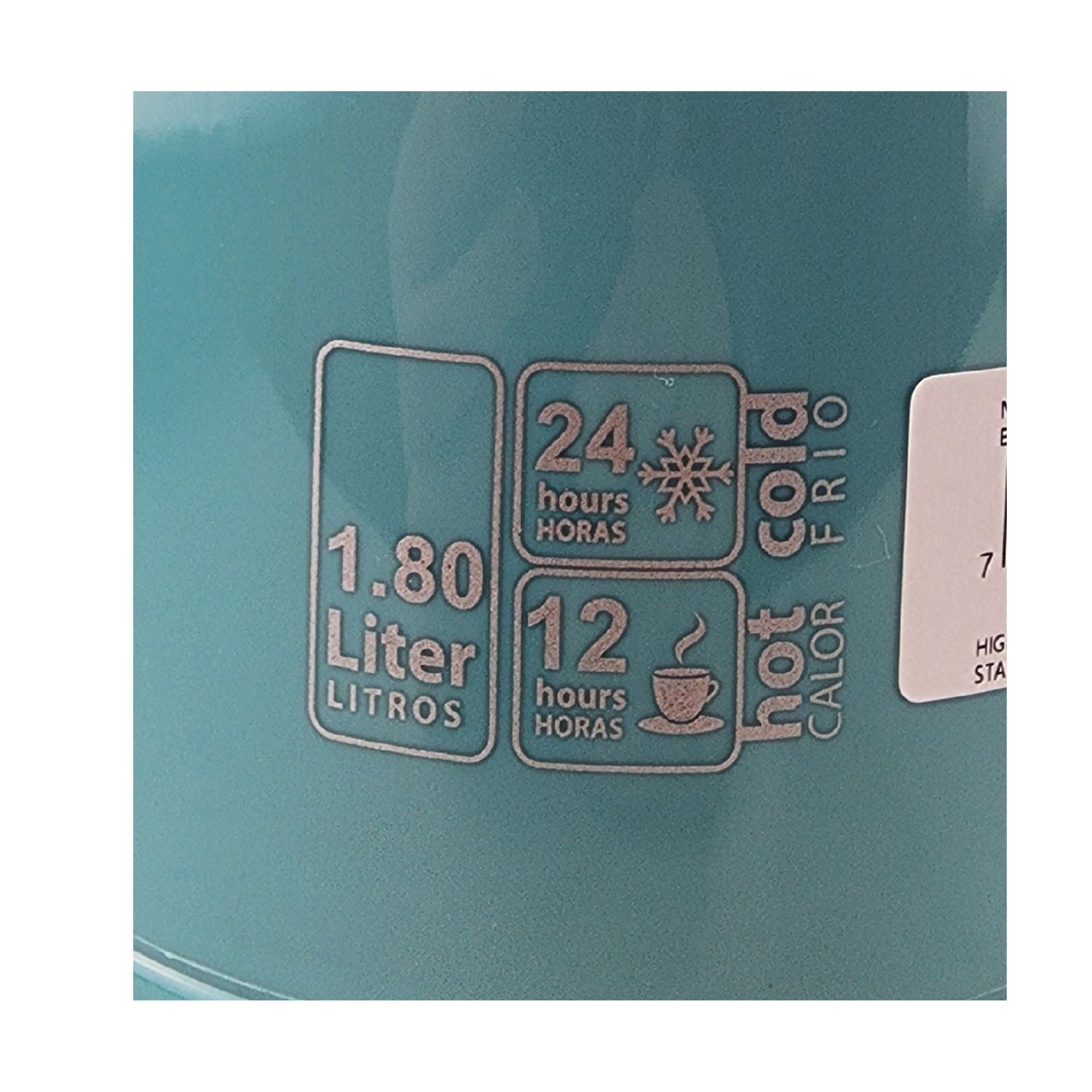 TERMO MEGA 1.8L AIR POT MANILLA SIFON BEBIDAS CALIENTES FRIAS CELESTE - 6