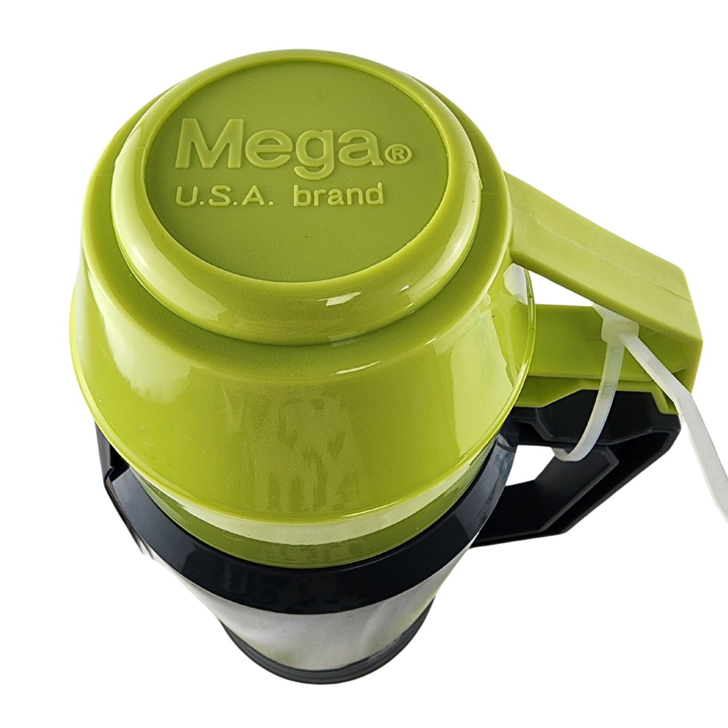 TERMO MEGA 1L NEW MEGATEMP BEBIDAS CALIENTES FRIAS CON TAZAS VERDE - 6