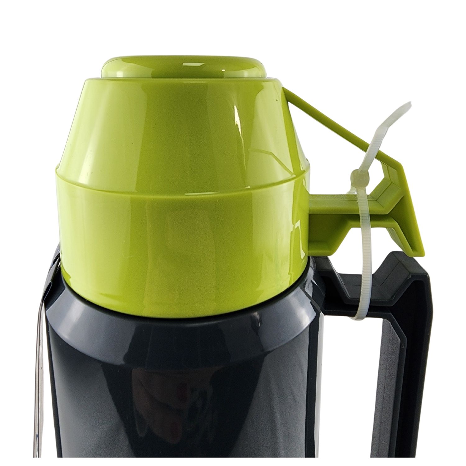 TERMO MEGA 1L NEW MEGATEMP BEBIDAS CALIENTES FRIAS CON TAZAS VERDE - 7