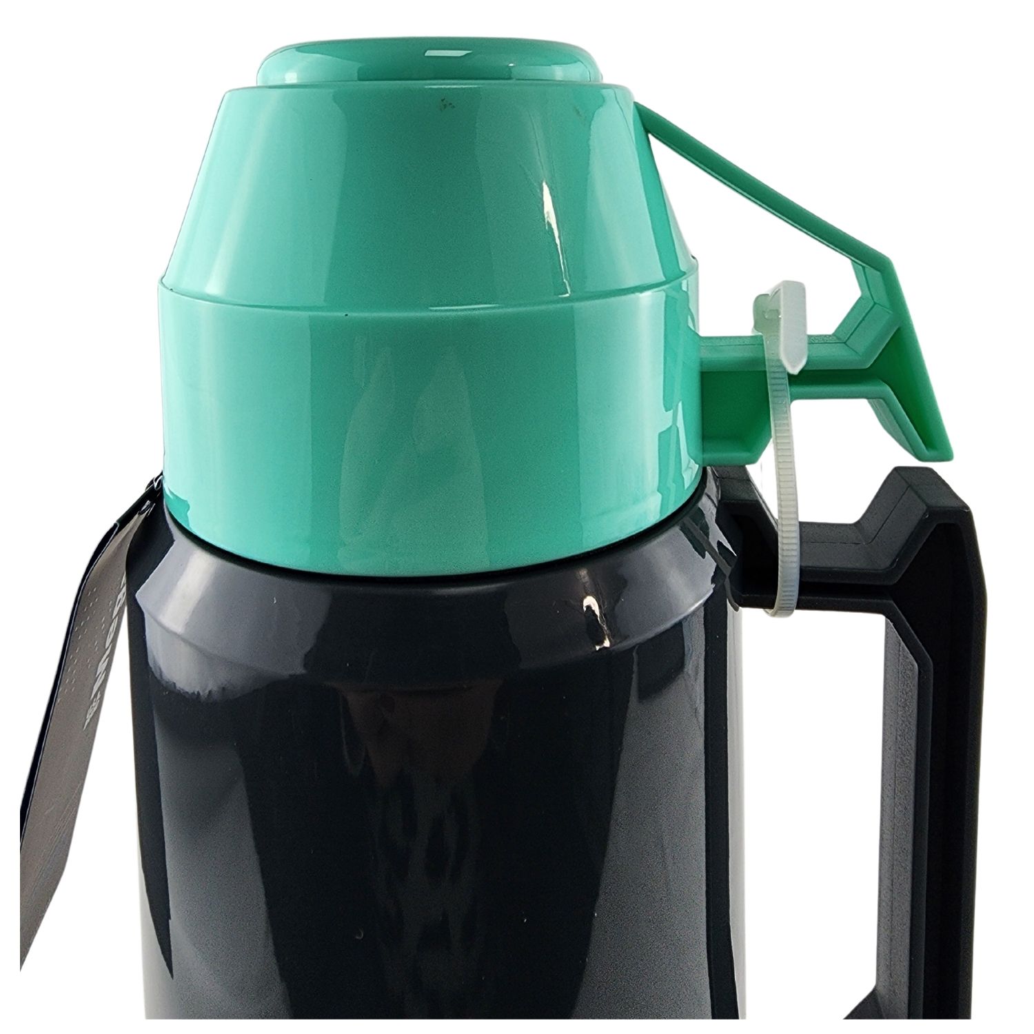 TERMO MEGA 1L NEW MEGATEMP BEBIDAS CALIENTES FRIAS CON TAZAS TURQUESA - 5