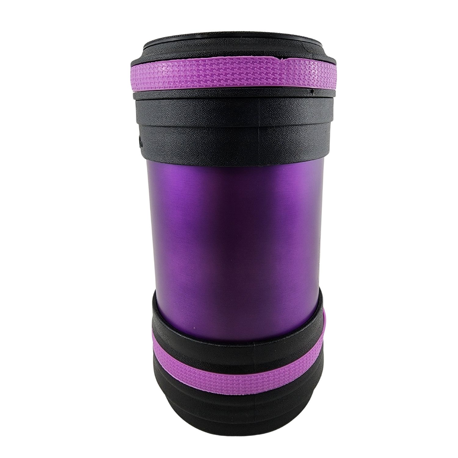 TERMO MEGA MAXX 400ML COMIDAS METALICO ACERO INOXIDABLE MORADO - 2