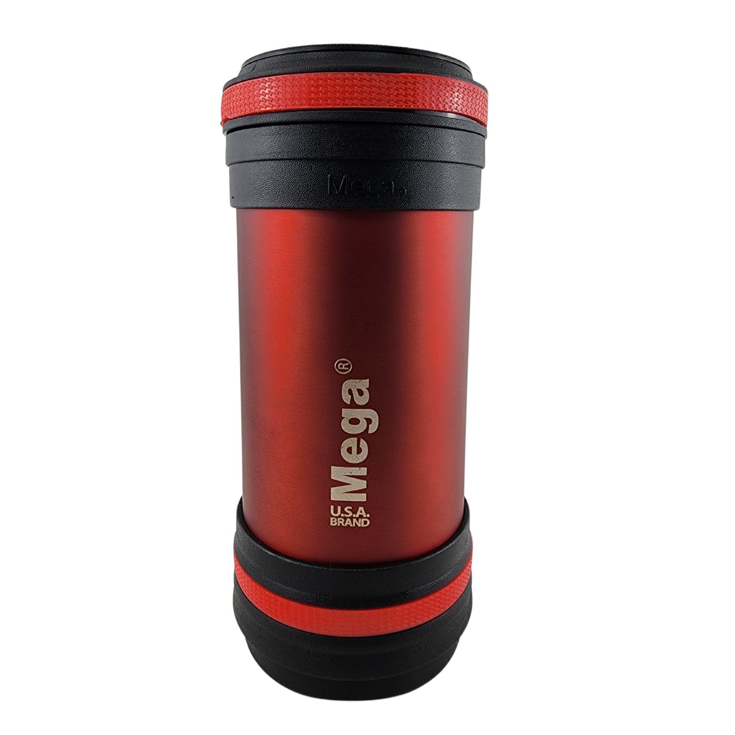 TERMO MEGA MAXX 600ML COMIDAS METALICO ACERO INOXIDABLE EN COLOR ROJO - 2