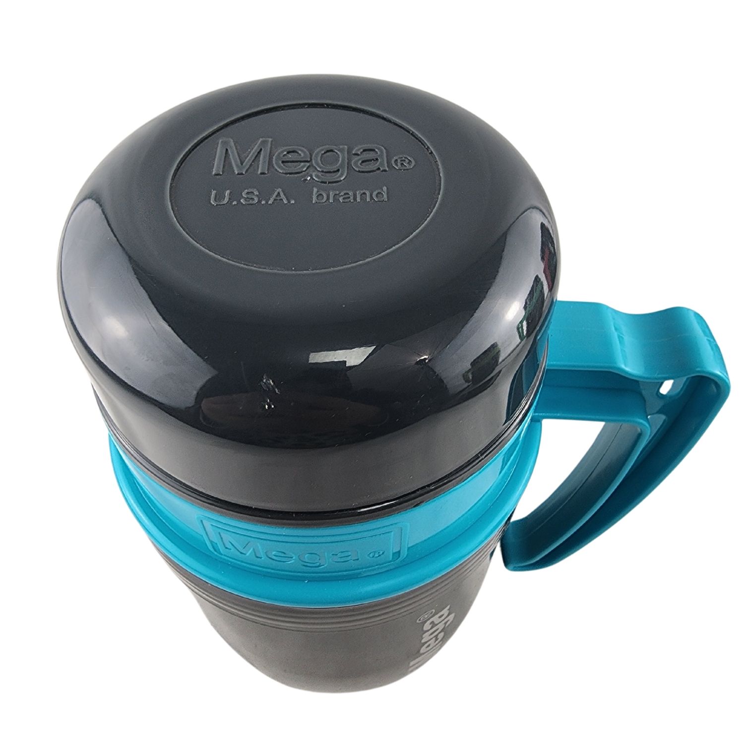 TERMO NEW MEGA 430ML COMIDA CALIENTE BOCA ANCHA ES CELESTE - 5