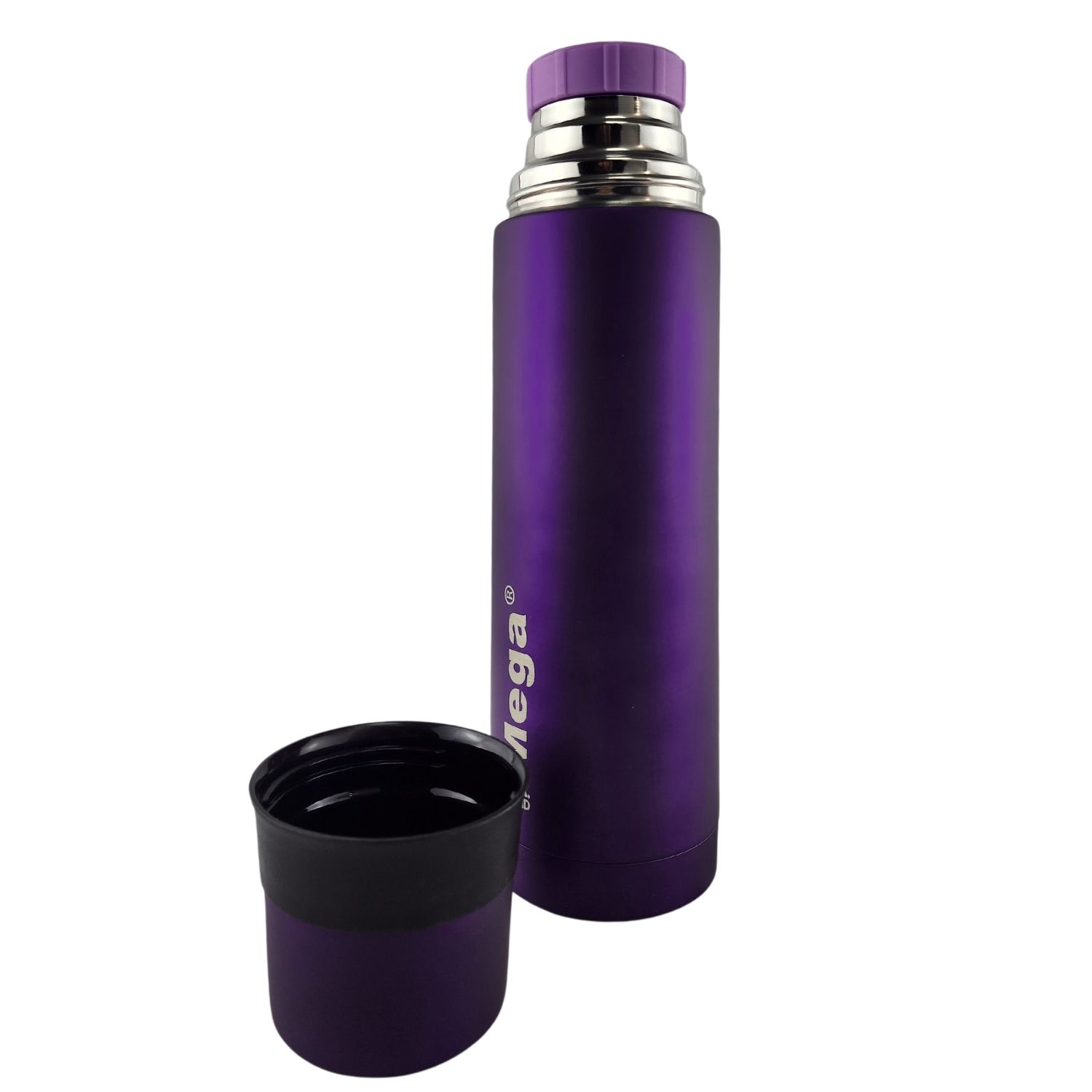 TERMO MEGA SLIM IV 1L ACERO INOXIDABLE TE EN COLOR CAFE OUTDOOR MORADO - 3