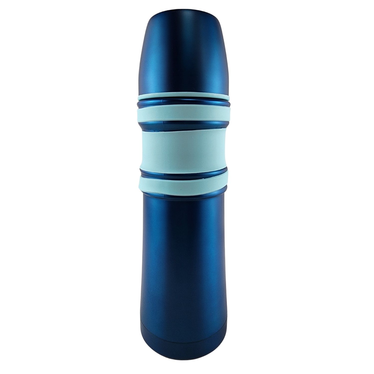 TERMO MEGA SLIM II 1L ACERO INOXIDABLE BEBIDAS CALIENTES FRIAS AZUL - 3