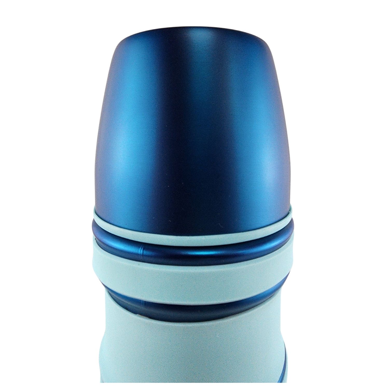 TERMO MEGA SLIM II 1L ACERO INOXIDABLE BEBIDAS CALIENTES FRIAS AZUL - 4