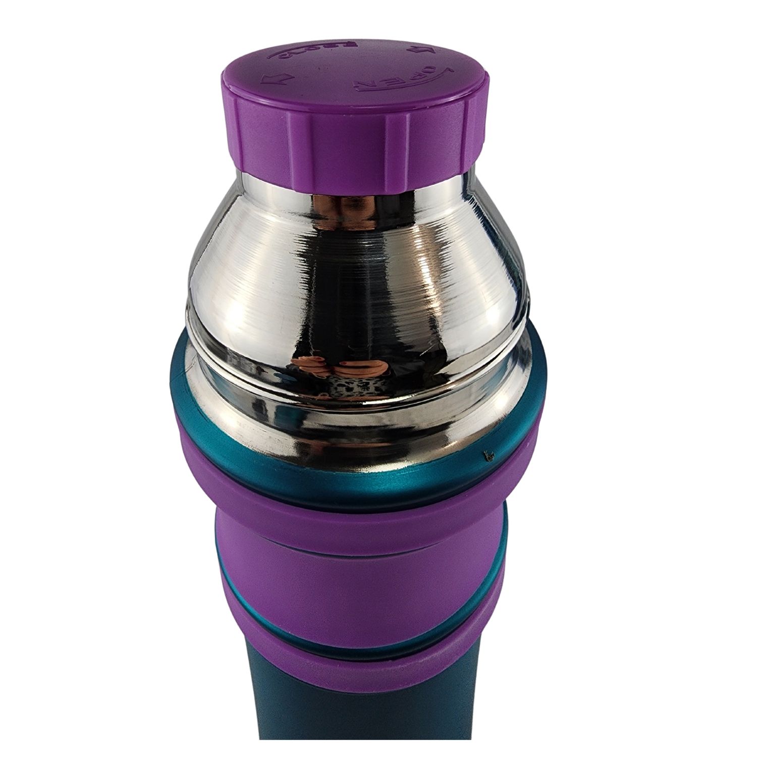 TERMO MEGA SLIM II 1L ACERO INOXIDABLE BEBIDAS CALIENTES FRIAS TURQUESA - 6