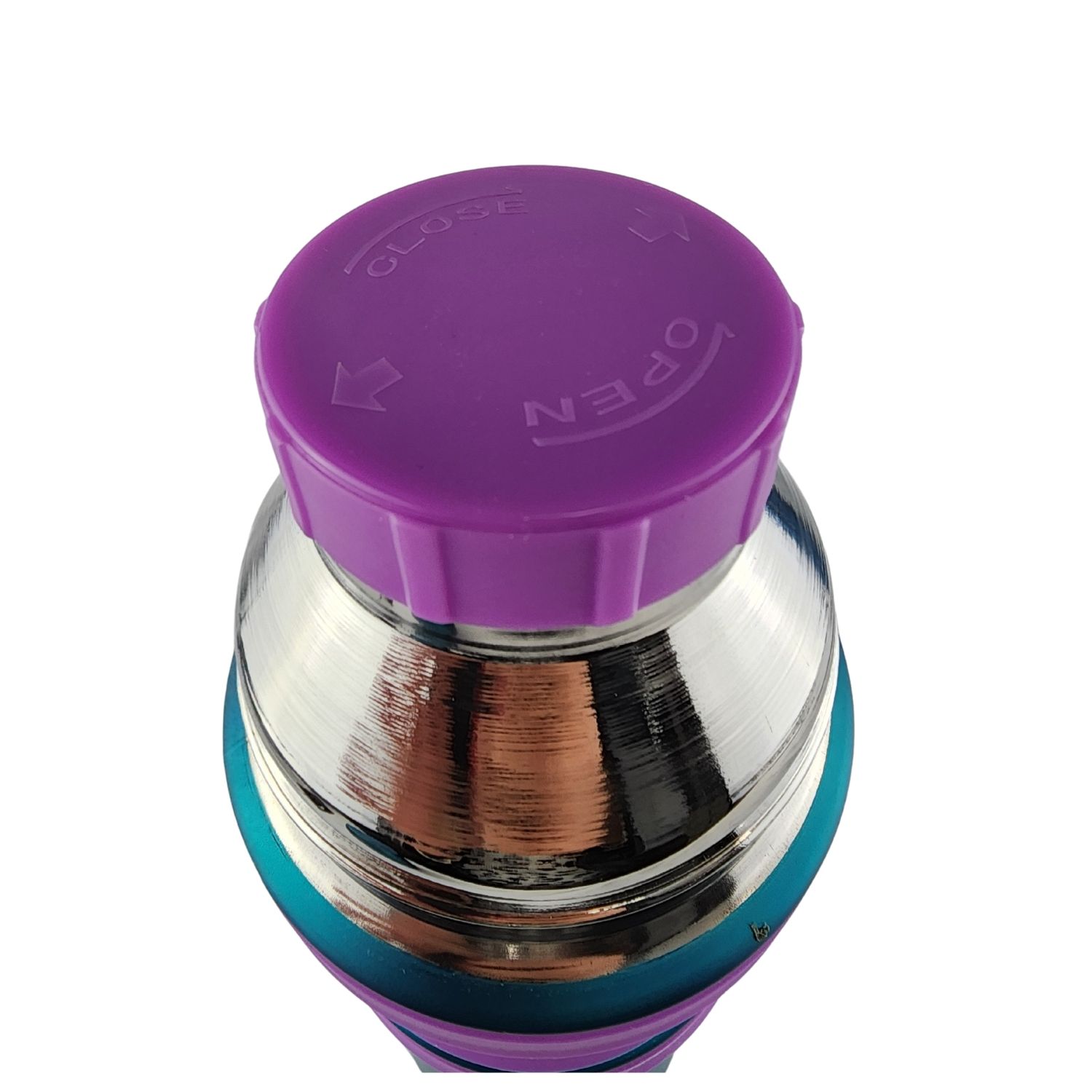 TERMO MEGA SLIM II 1L ACERO INOXIDABLE BEBIDAS CALIENTES FRIAS TURQUESA - 7