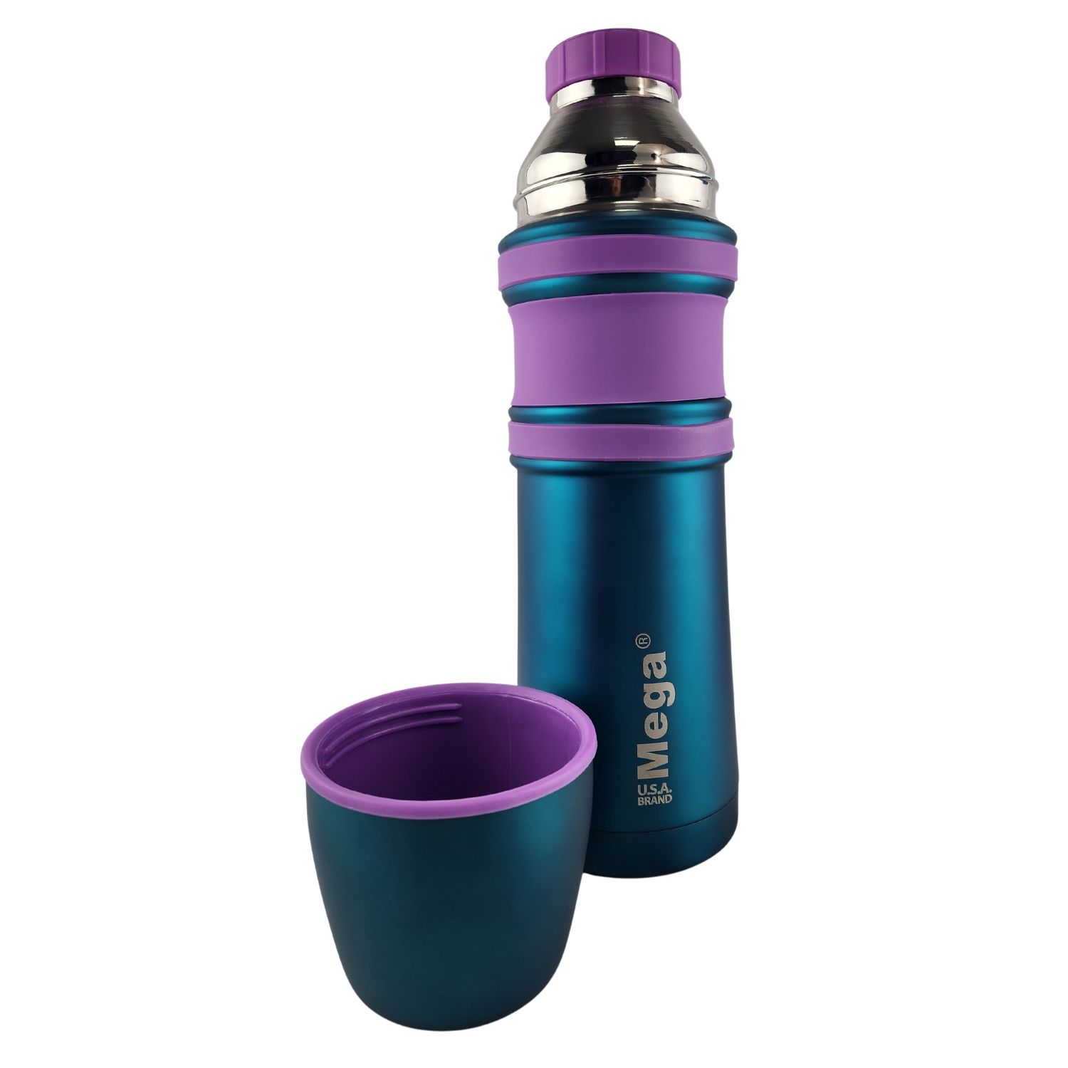 TERMO MEGA SLIM II 1L ACERO INOXIDABLE BEBIDAS CALIENTES FRIAS TURQUESA - 8